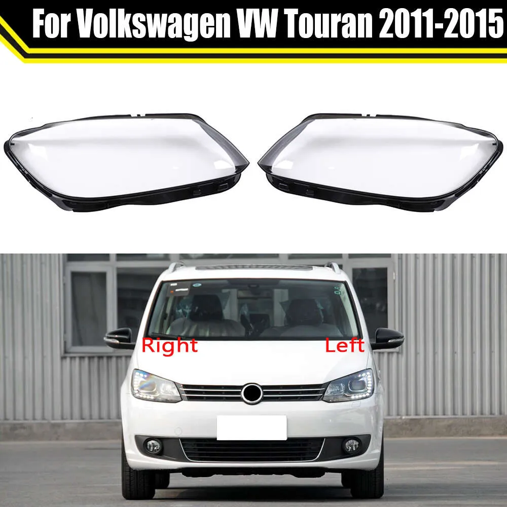 Крышки передних фар автомобиля для VW Touran 2011 2012 2013 2014 2015 Стеклянная крышка фары Авто абажур объектива лампы