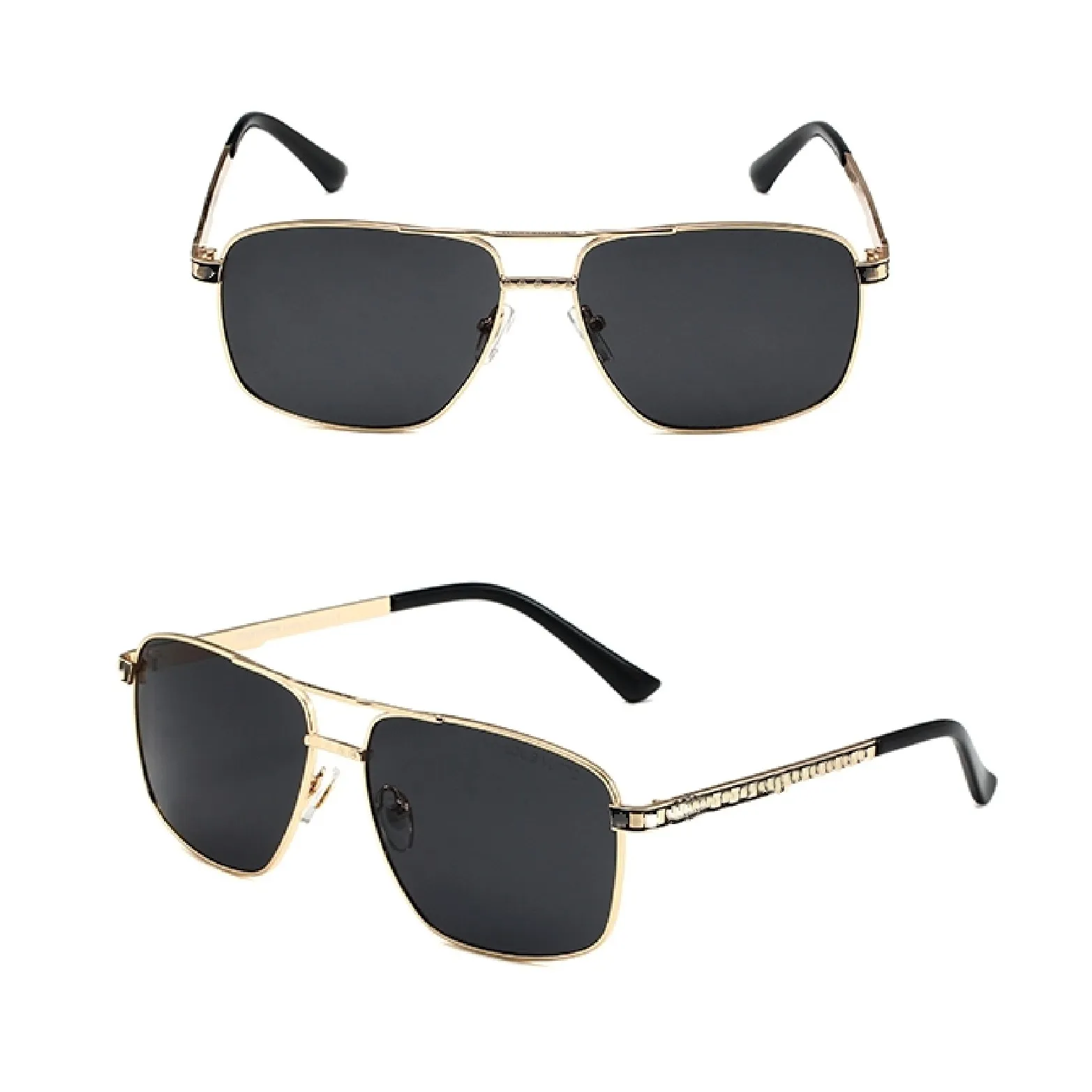 Lunettes de soleil polarisées de styliste, Protection UV, à la mode, de luxe, fabriquées à la main, monture carrée respectueuse de la peau, pour hommes et femmes