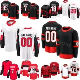 Stitched Hockey 19 Drake Batherson Jersey 72 Thomas Chabot 57 Shane Pinto 85 Jake Sanderson 18 Tim Stutzle 7 Brady Tkachuk 28 Claude Giroux Black  Woman Youth