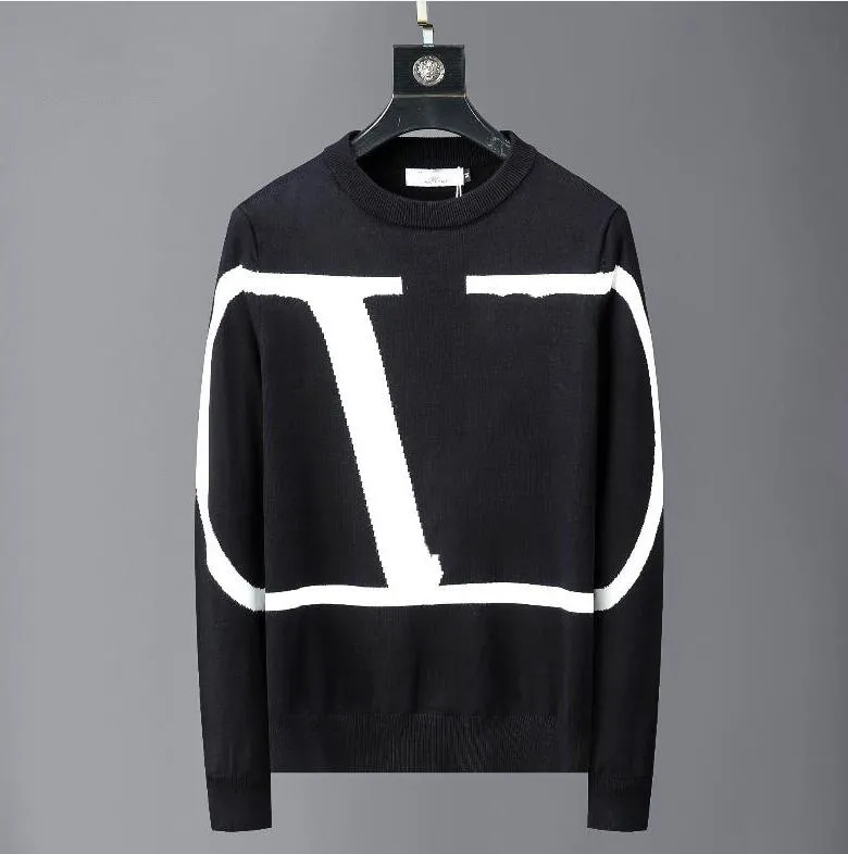Clothing Black Designer Sweater Mens Top Luxury Designer Sweater Men And  Women Knit Round Neck Womens