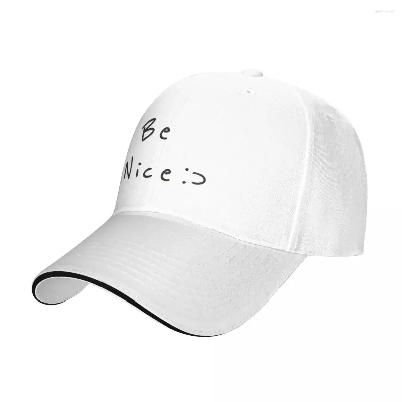 Ball Caps Be Nice ;) Baseball Cap Snap Back Hat Wild Snapback Voor Dames Heren