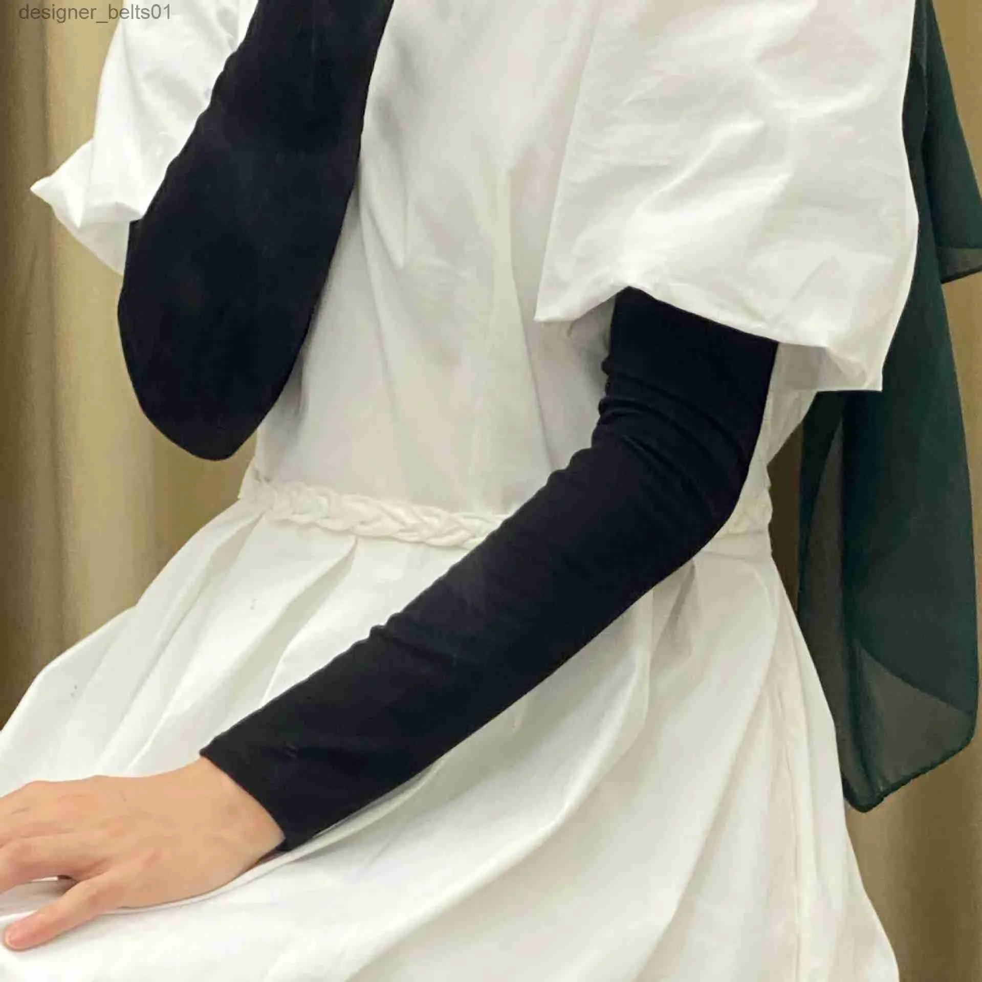 Mouwloze armmouwen Abaya's armhoes Overmouwen Moslim Hijab-hoes voor Abaya-vrouwen Modale stof Abaya-mouwen Ramadan-armwarmers Hijab-mouwenL231216