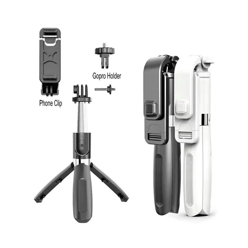 Accessori Selfie Stick Tripod Monopodi pieghevoli video Stand universale per smartphone per GoPro