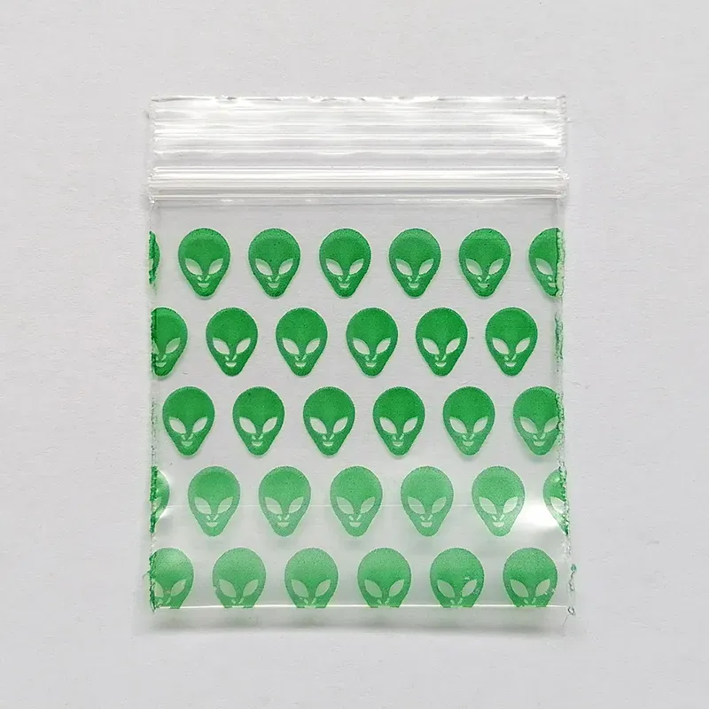 5 X 6 Cm Bags Printing Mini Ploy Bags Storage Bag for Herb Tobacco Self Seal Plastic Poly Zip Lock Bags Ziplock