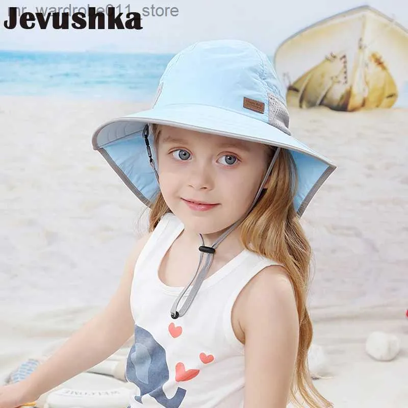 Caps Hats UPF 50 Toddler Sun Hat For Kids Baby Beach Sun