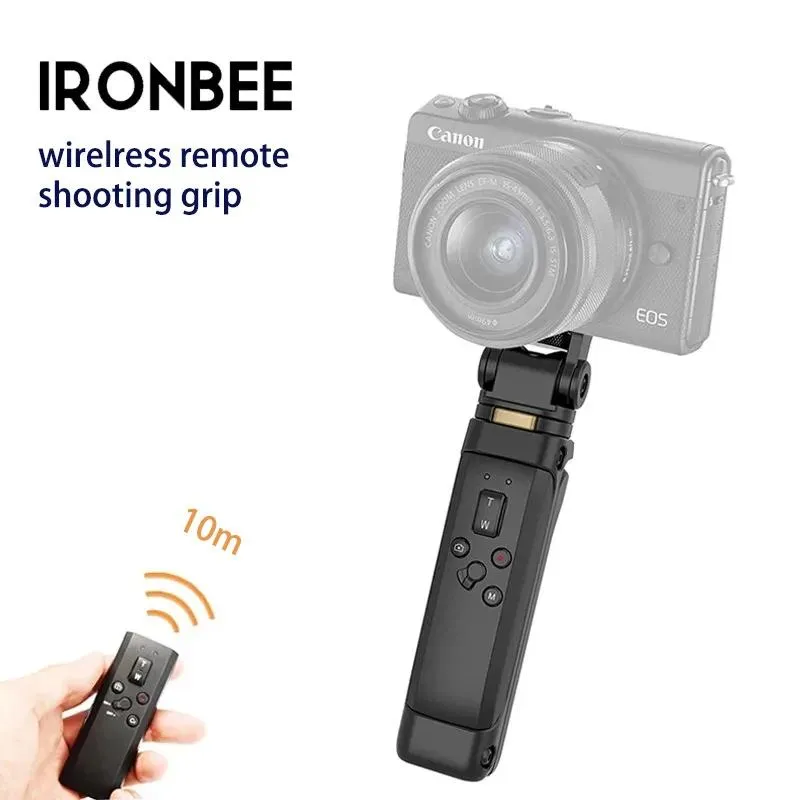 Accessories INKEE IRONBEE Wireless Remote Shooting Grip Tripod Wireless control sefile stick for Cameras Sony A7C A7 Canon EOS M6 M50 G7X