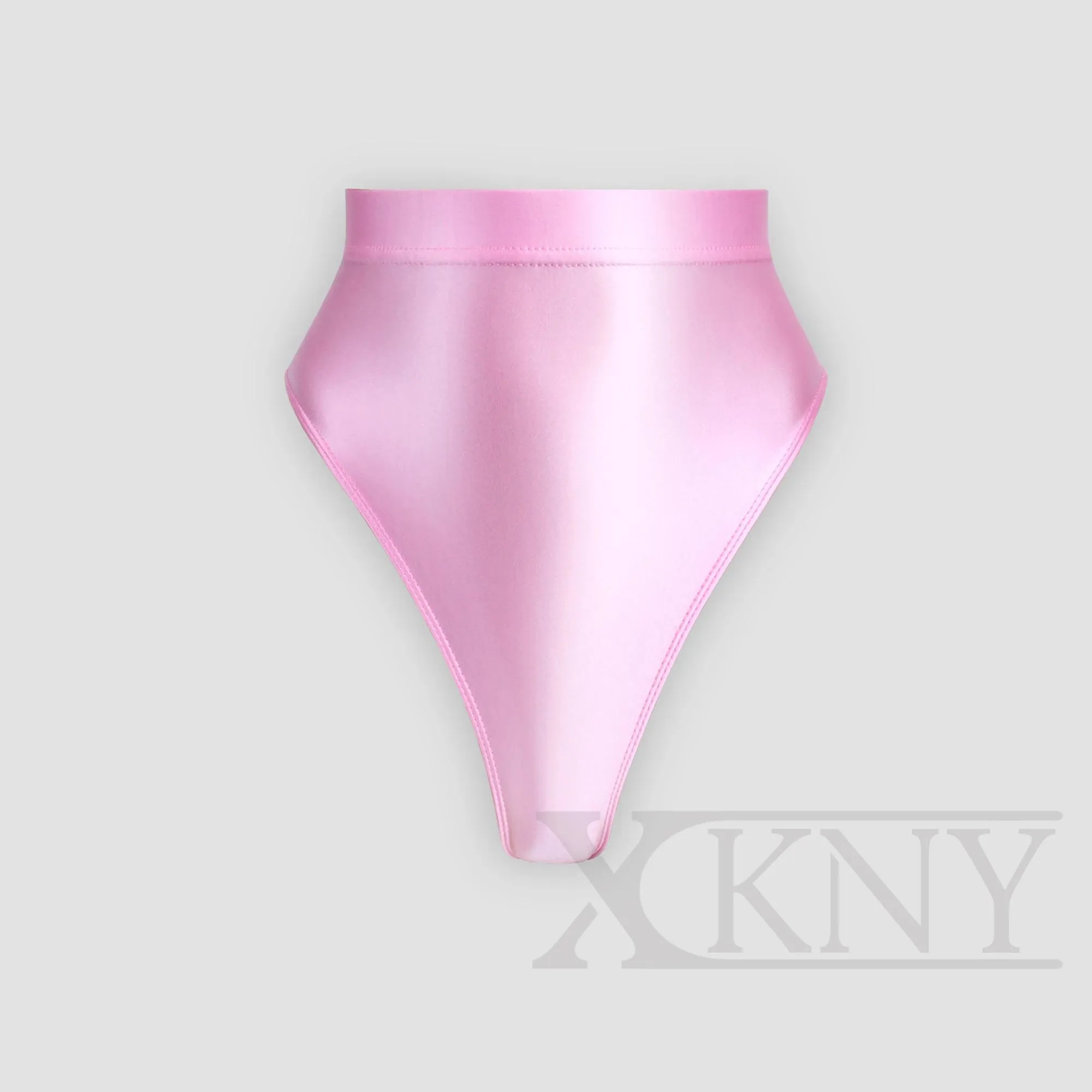 set xckny yeni yağlı parlak şort seksi katı parlak pantolon bikini yüksek bel, seksi tayt dışına giyilebilir parlak spor iç çamaşırları