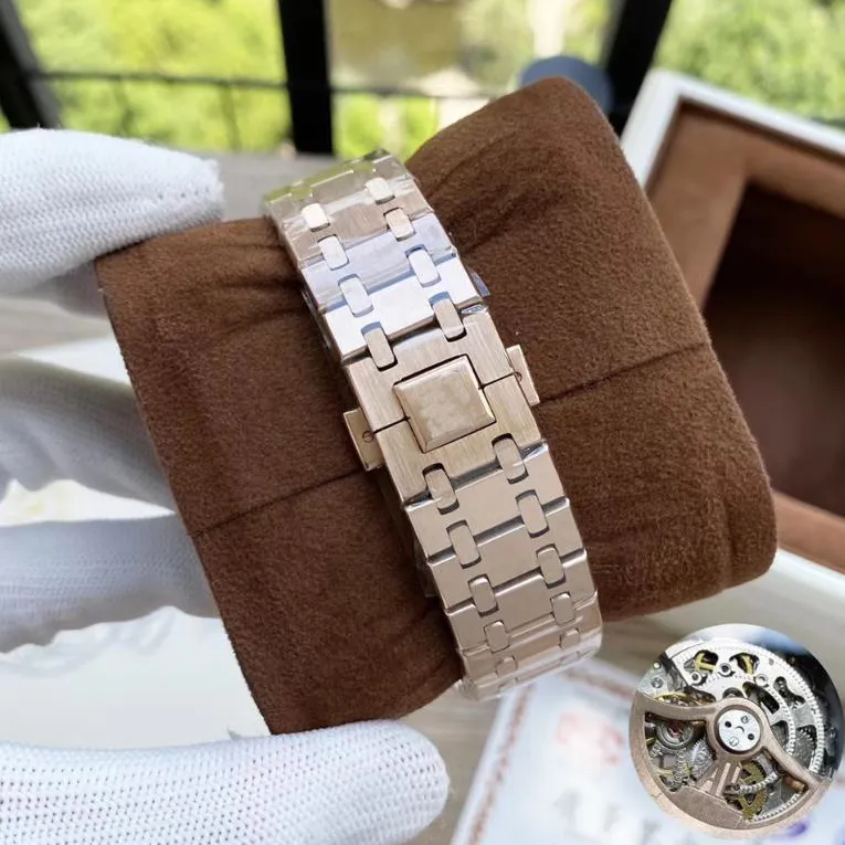 Luxury Stainless Steel Skeleton Watch For Women And Men AAA 