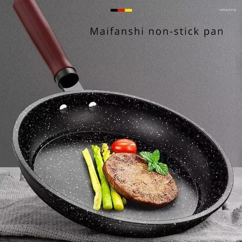 Poêles Maifanshi Poêle antiadhésive Cuisinière à gaz Cuisinière à induction Universelle Ustensiles de cuisine non-fumeurs Fournitures de cuisine