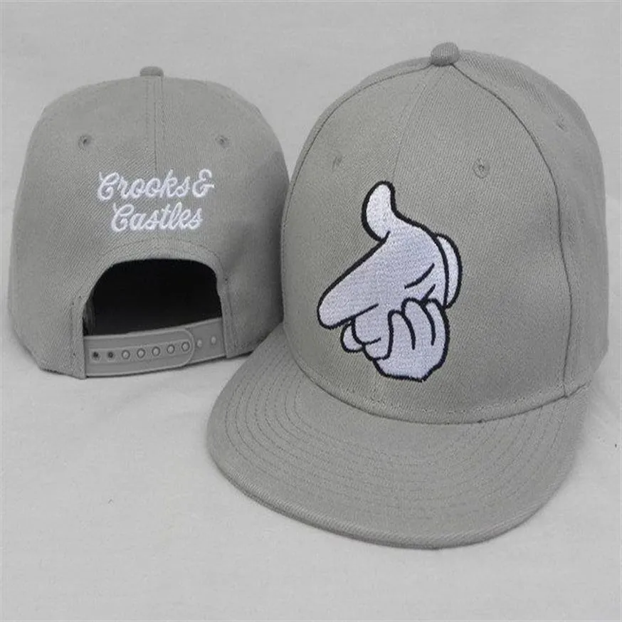 Crooks & Castles Cotton Sports Snapback Cap Unisex  display picture 2