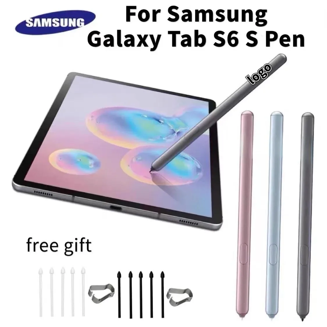 Samsung Galaxy Tab S6 SMT860 SMT865 STYLUS S PEN交換用タッチペン用のSamsung Galaxy Tab S6 SMT860 SMT865 SMT860 SMT860のオリジナルタブレットスタイラスを休んでください