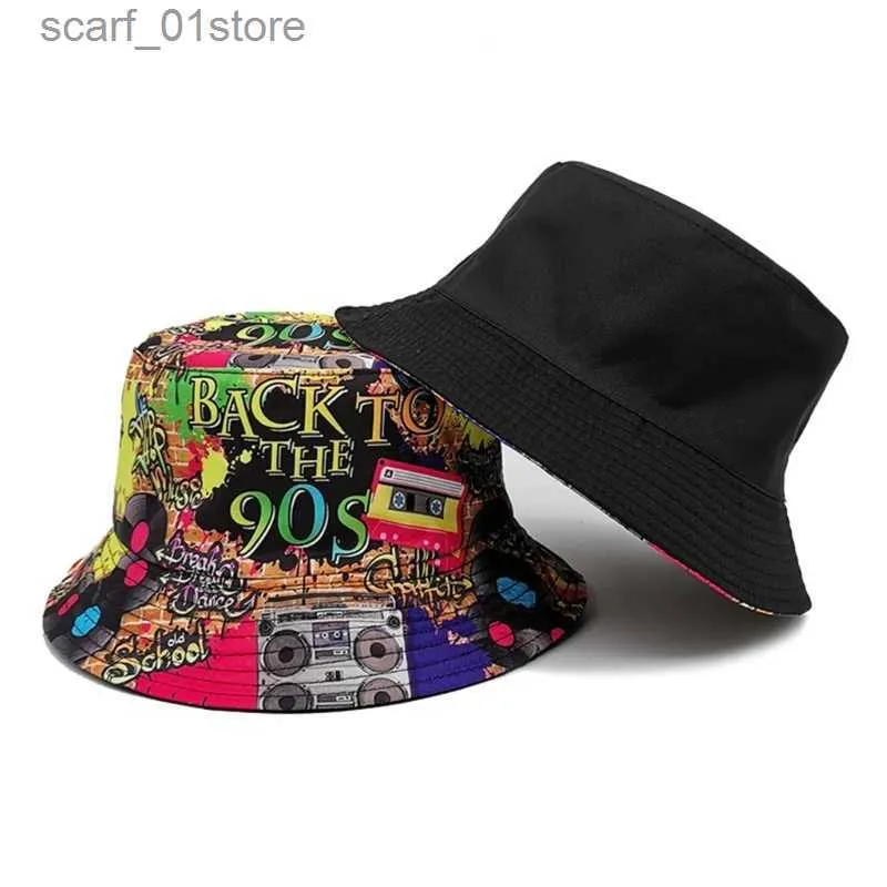 Wide Brim Hats Bucket Hats 80s 90s Vintage Fishing Hat For Women Men  Breathable Colorful Print C Sun Protective Hat Double Side Hiphop Bucket  HatL231216 From Scarf_01store, $3.67