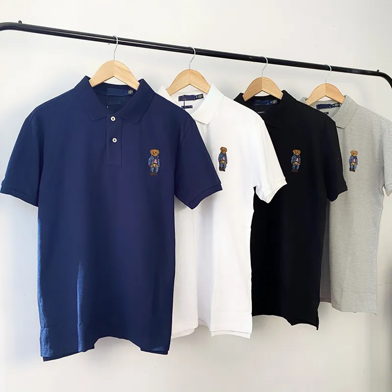 Polo Ontwerpers Mode T-shirts Polo's Heren Dames T-shirts Tees Tops Man S Casual Borst Letter Shirt Kleding Mouw S Kleding