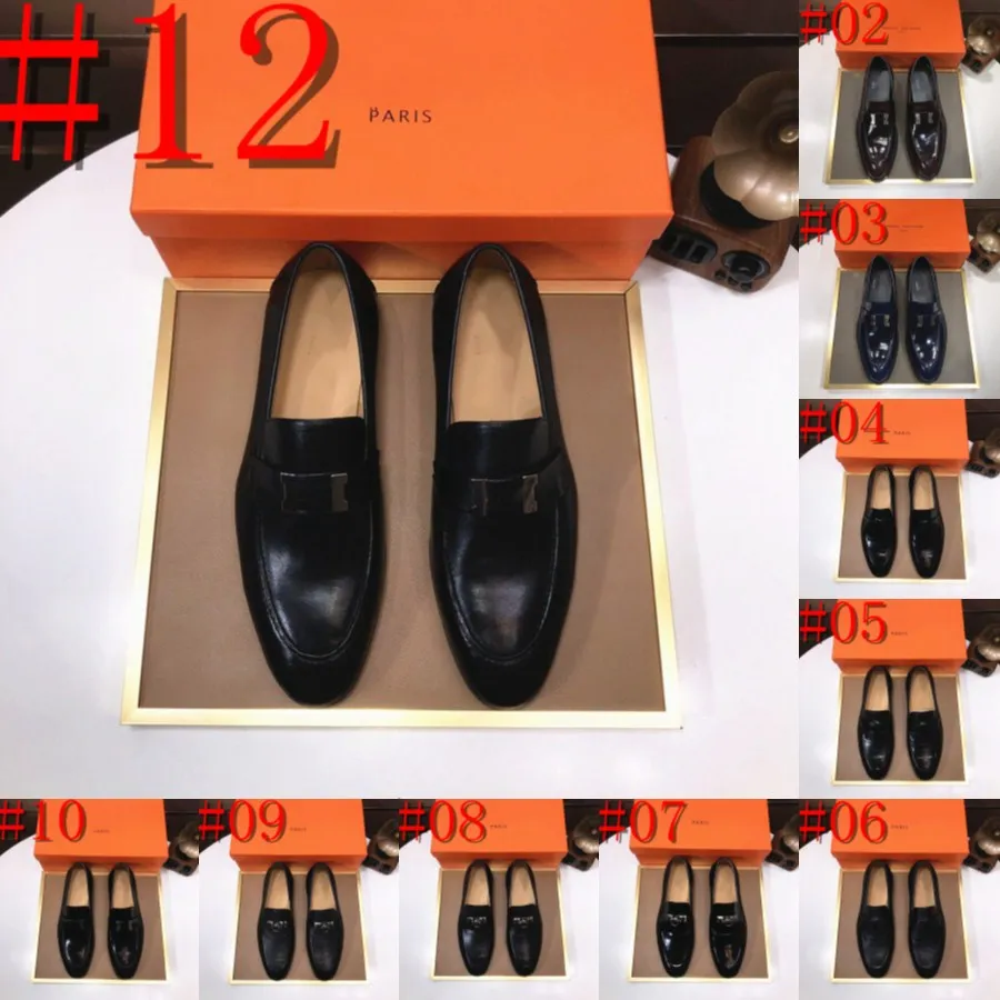 37 -stylowe buty sukienki Męskie TOE Chelsea Business Casual Designer z paskiem Mody popularne