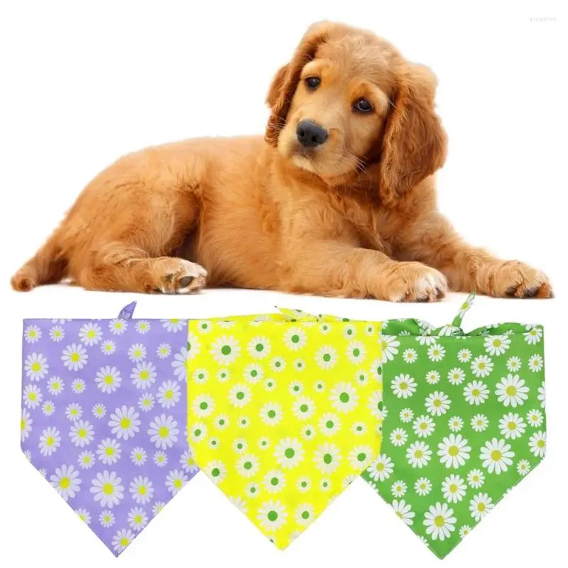 Dog Apparel Durable Bandana Cute Soft Breathable Pet Saliva Towel Dressing-up Scarf Bib Collar Cat Puppy Neckerchief Accessories