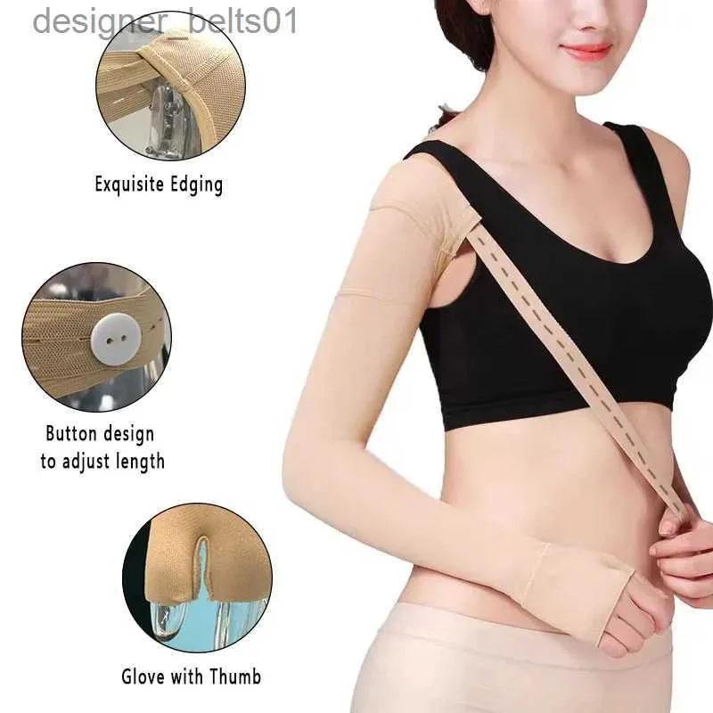 Sleevelet Bras Manches 1 pièces Compression Médicale Poitrine Str Bras Manches Élastique Unisexe Sport Souche Entorse Réadaptation Épaule Antidérapante BandageL231216