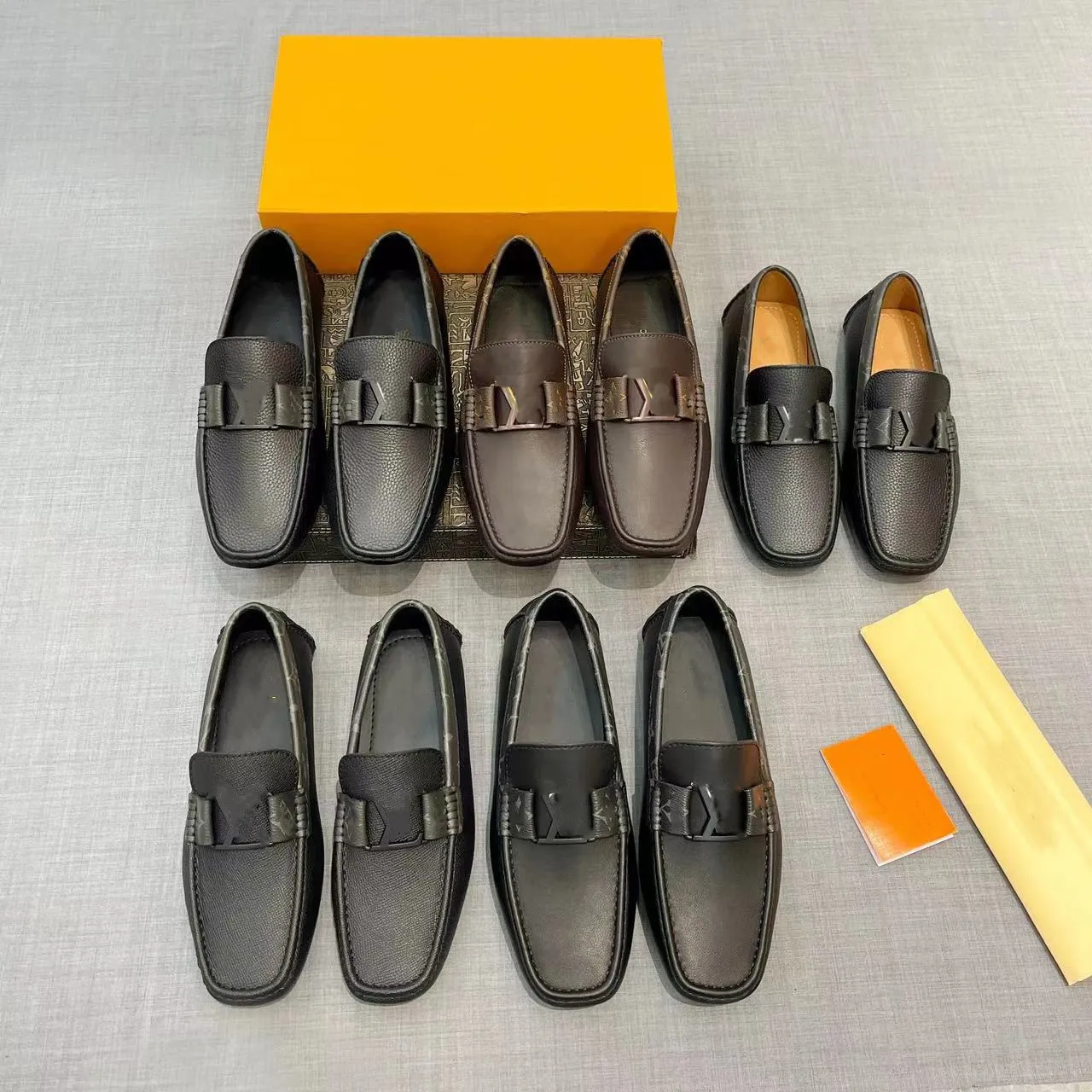 Driver Mocassin Heren Designer Rijschoen 1ABF8D Echt leer Instappers Schoenen Heren Loafer Casual schoenen met kleurrijke rubberen pads Kant tipsmaat 38-46 02