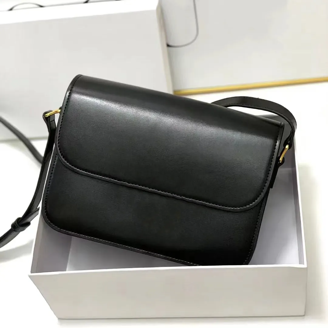 TRIOMPHE Designer Flap Leather Crossbody Bag For Women Luxury Classic ...