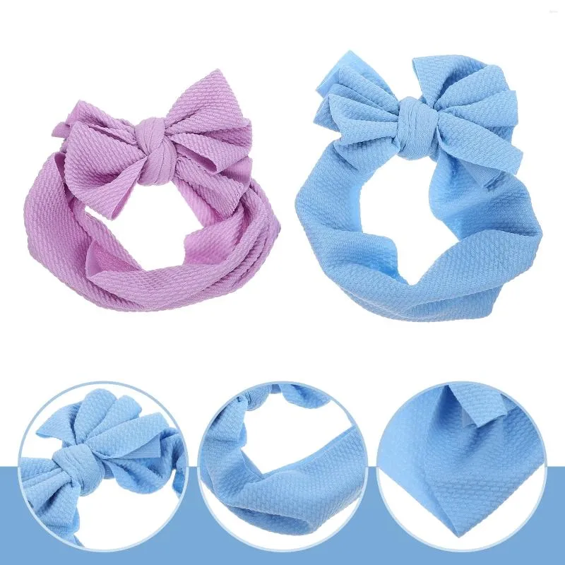 Ropa para perros 2 PCS Sombrero para mascotas Sombreros Elásticos Diademas Decorativas Bow Party Po Prop Poliéster para adorable