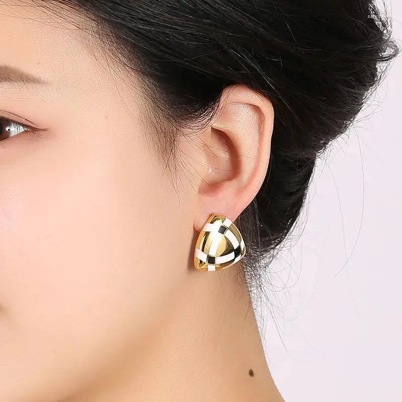 Boucles d'oreilles euraméricaines Vintage en métal pour femmes, bijoux, accessoires de mariage