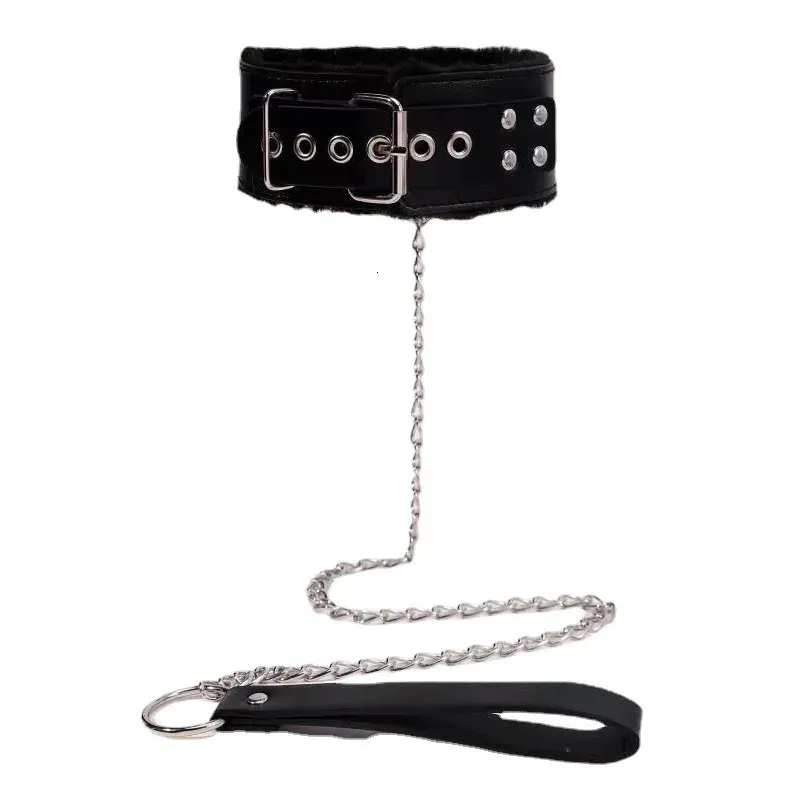 Adjustable PU Leather Leash Collar and Choker Set for...