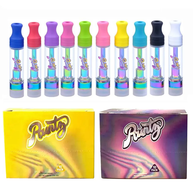 Runty Vape Carridridge Rainbow Ceramic Cewki Atomizer 0,8/1,0 ml puste atomizery 510 Nić Grube Kasety z opakowaniem