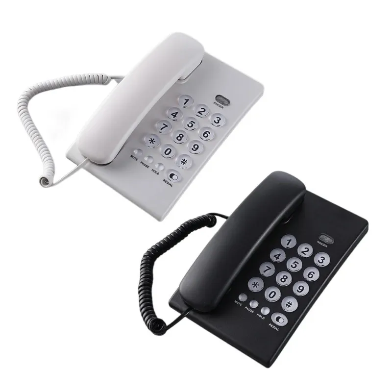 Telefony telefony sznurkowe stacjonarne telefon domowy telefon duży przycisk Telefon J60A 231215