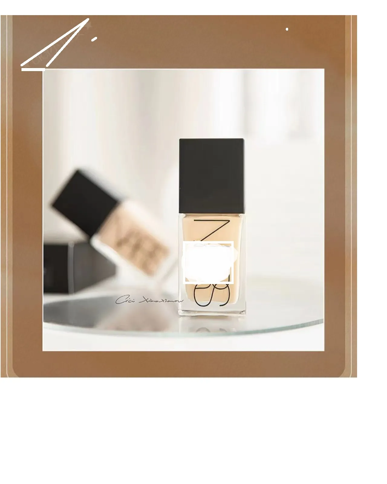 square bottle streamer beautiful skin long-lasting concealer moisturizing not dull long-lasting non-fading dry pinas foundation