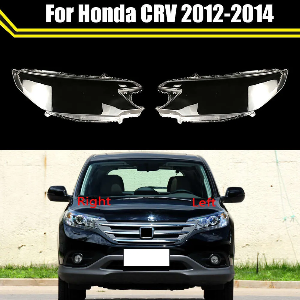 Lampa przednia maska ​​reflektorów reflektory reflektorów Lubshade Co pokrywa soczewki do Honda CRV 2012 2013 2014 Auto Light Caps