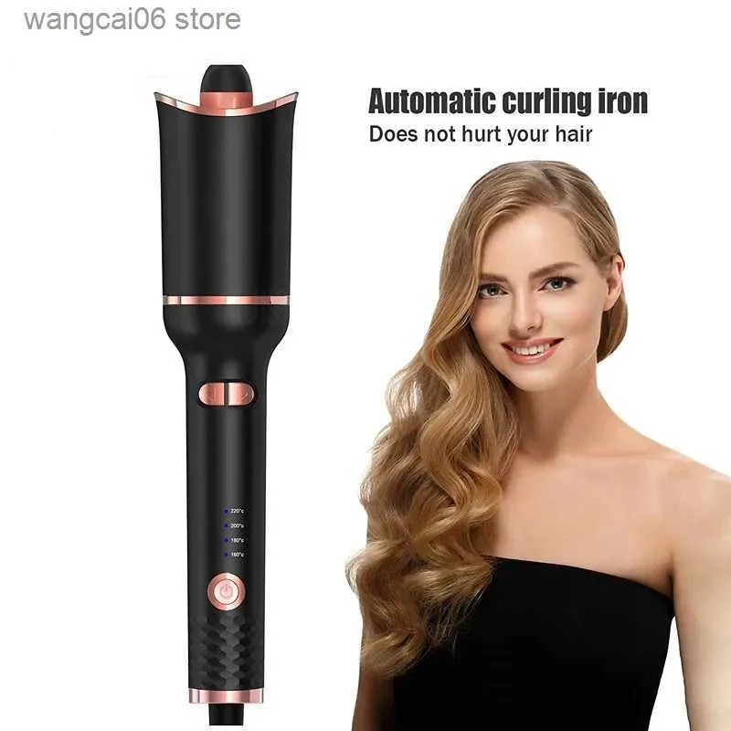 Encrespadores de cabelo Alisadores Automáticos Cerâmica Cabelo Curling Iron Curly Wand Magic Air Curler Hair Styler Auto Hair Curler Air Spin Curler Cabelo Waver T231216