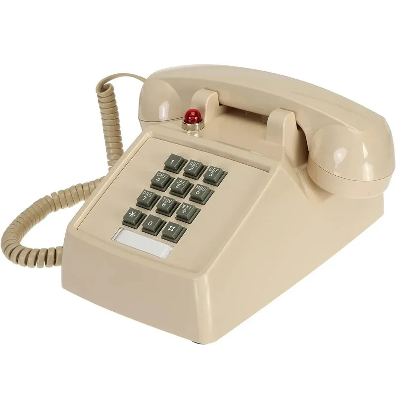 Retro Landline Phones For Home, TelPal White Old Fashion