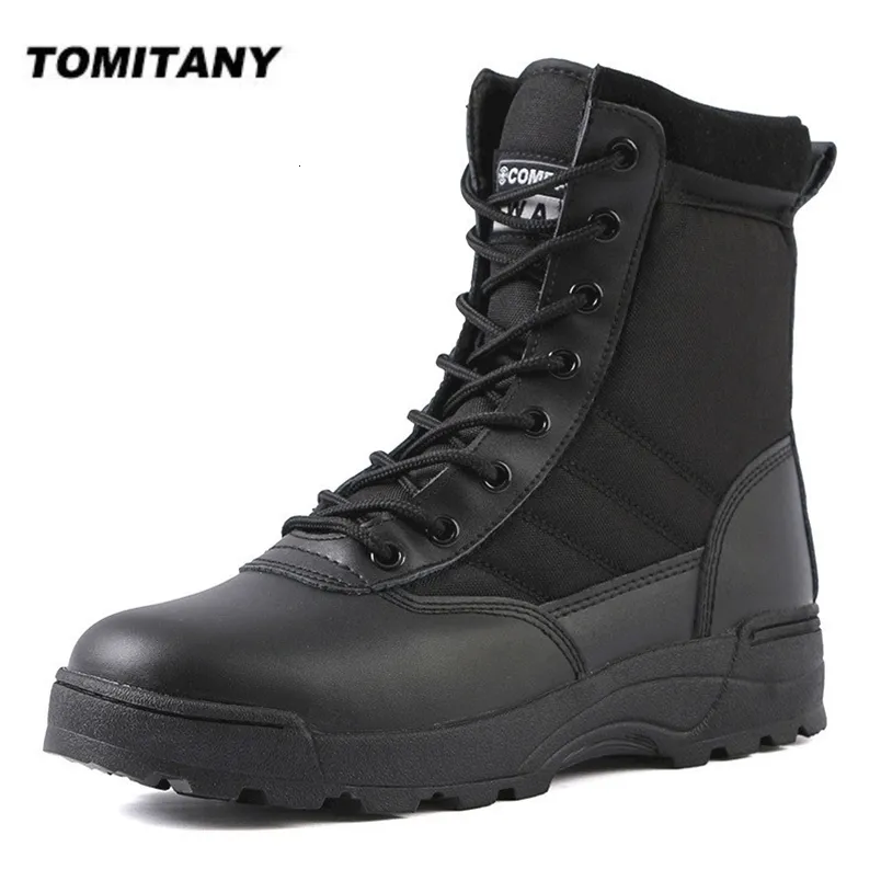 Boots Tactical Military Boots Men Boots Special Force Desert Combat Army Boots Outdoor Hiking Boots Ankle Shoes Men Work Safty Shoes 231215