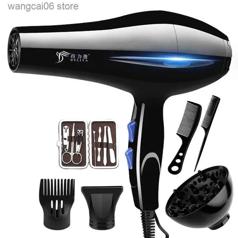 Electric Hair Dryer Powerful 220V Salon Blow Dryer with Hot Cold Air Professional Styling Tool for Barber Salons Home T231216
