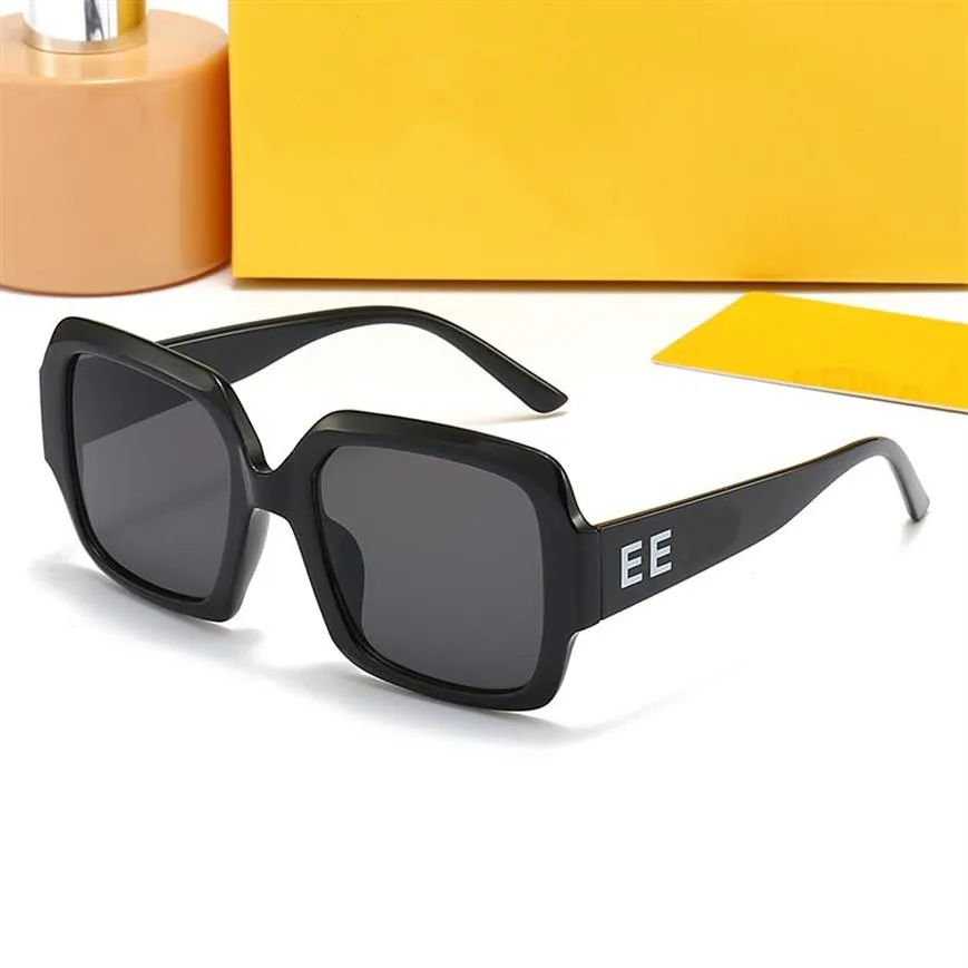 Lunettes de soleil polarisées femmes hommes lunettes de soleil de créateur avec lettre été mignon Adumbral yeux protéger lunettes de soleil 6 couleurs 240A