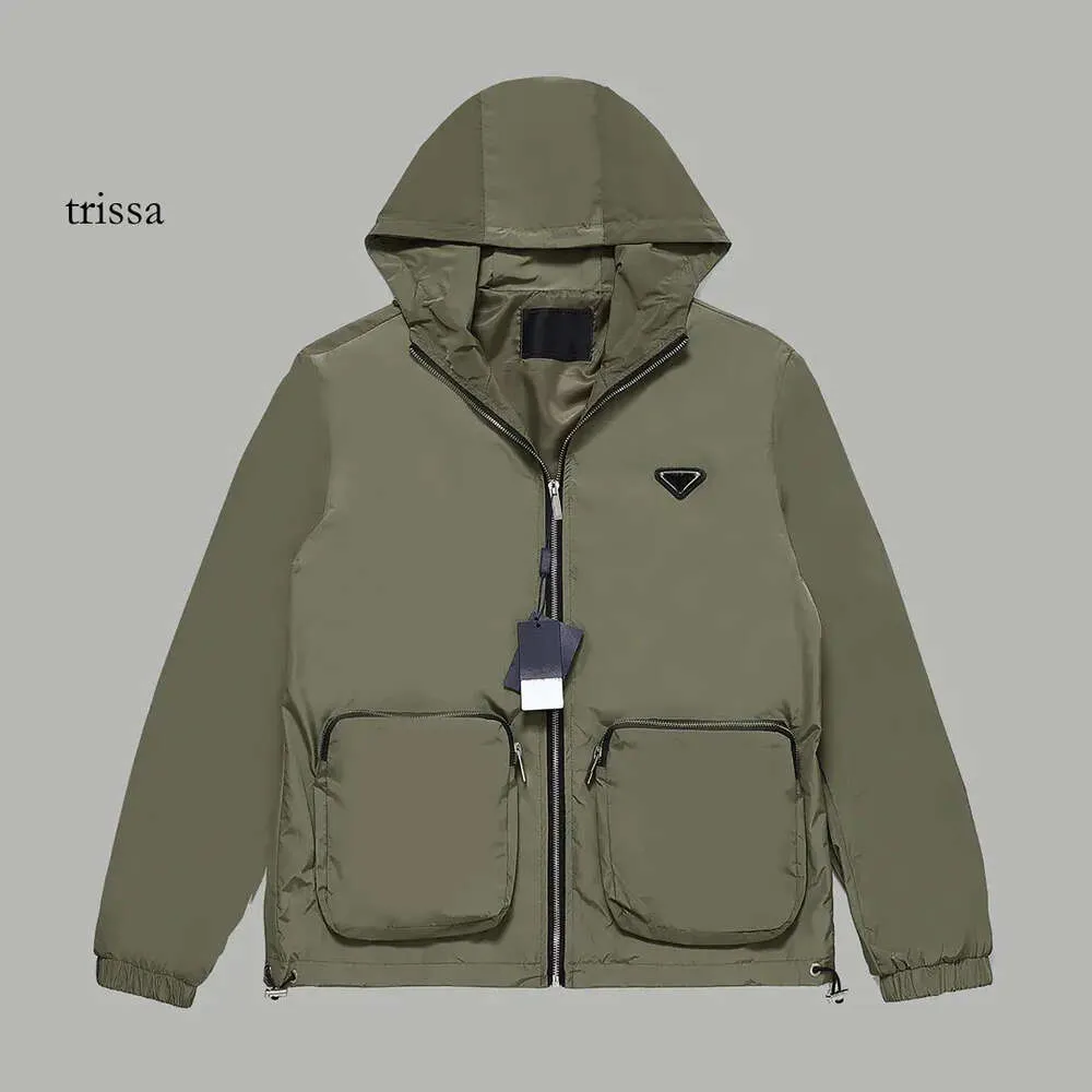 Designer Jacket Men's Sports Fashion Suit Spring and Autumn Windbreaker Zipper Clothes Coat Outside Can Exercise.-a1