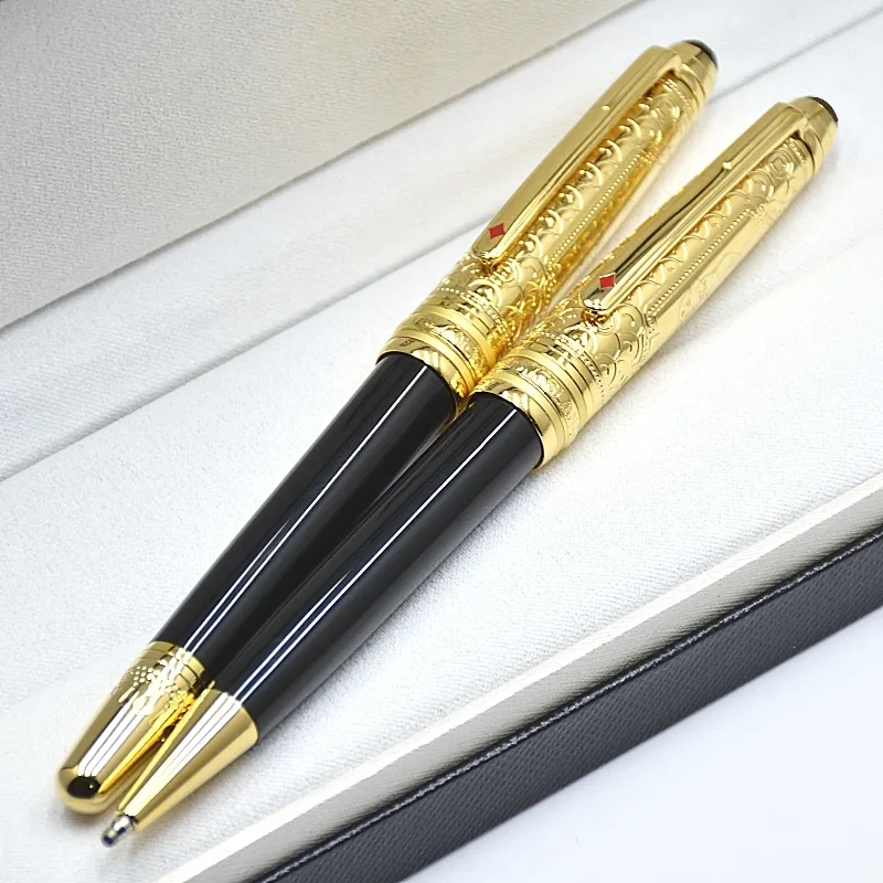 Special Edition Around the World in 80 Days Rollerball Pen Monte Ballpoint Pen Riding Elephant 25 Days Office Writing Fountain Pens With Serial Number