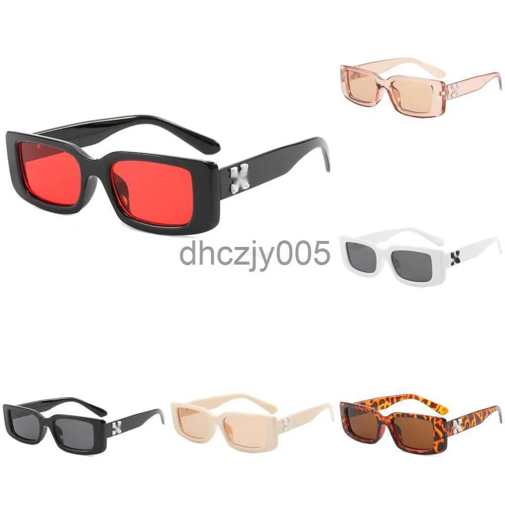 Moda fora w óculos de sol luxo offs quadros brancos óculos de sol marca seta x quadro preto óculos rua homens mulheres hip hop sunglasse homens mulheres esportes viagens lu15