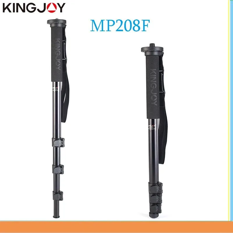 Tillbehör kingjoy mp208f monopod dslr för alla modeller professionell kamera stativ stativ video para movil flexibel tripe stativ stativ stativ