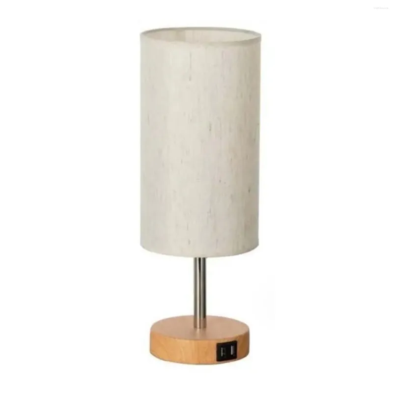 Tafellampen Vintage Lamp Slaapkamer Nachtkastje Nordic Nachtlampje Doek Lampenkap Thuis Kamer Nachtkastje Decoratie Led Stand Bureau