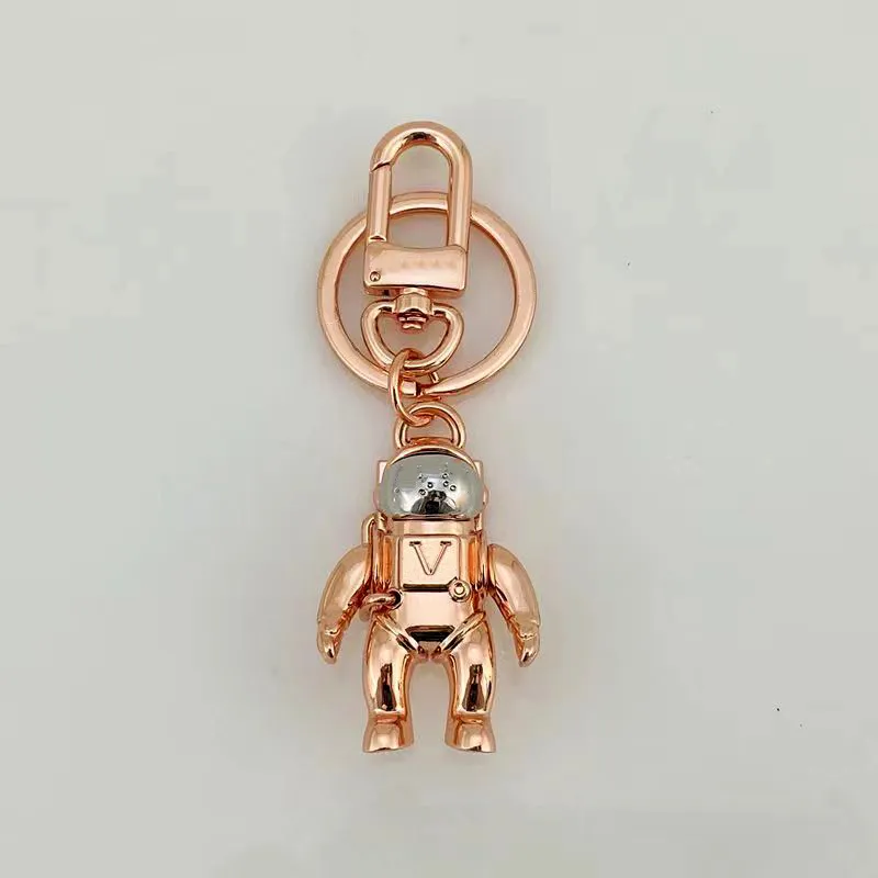 Sleutelhanger Designer Sleutelhanger Luxe sleutelhanger Design Astronaut Design Metallic Charm Paar Mode Sleutelhanger Kerstcadeau erg leuk