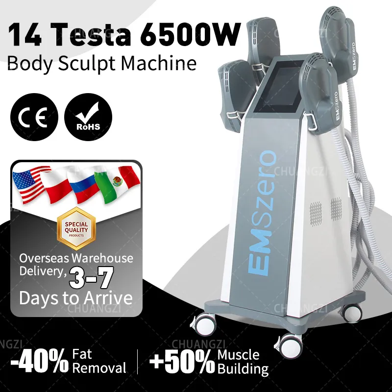 Livraison gratuite Machine de sculpture EMSslim Neo stimulateur musculaire électromagnétique poids bout à bout élimination de la graisse NEO EMSzero