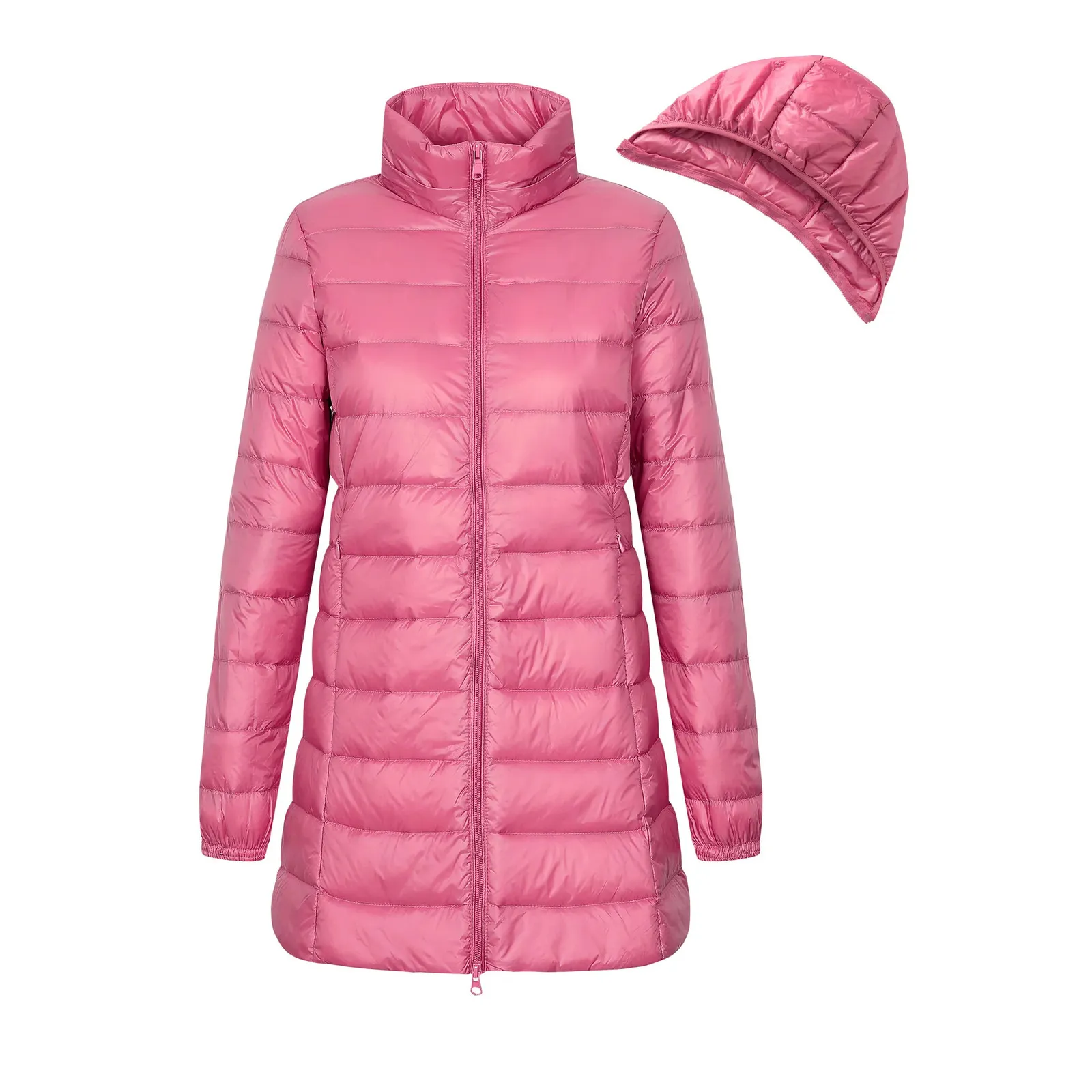 Parkas pour femmes dames manteaux Long chapeau d'hiver doudoune détachable doudoune légère femmes à capuche femme manteau chaud manteau d'hiver femmes régulier 231215