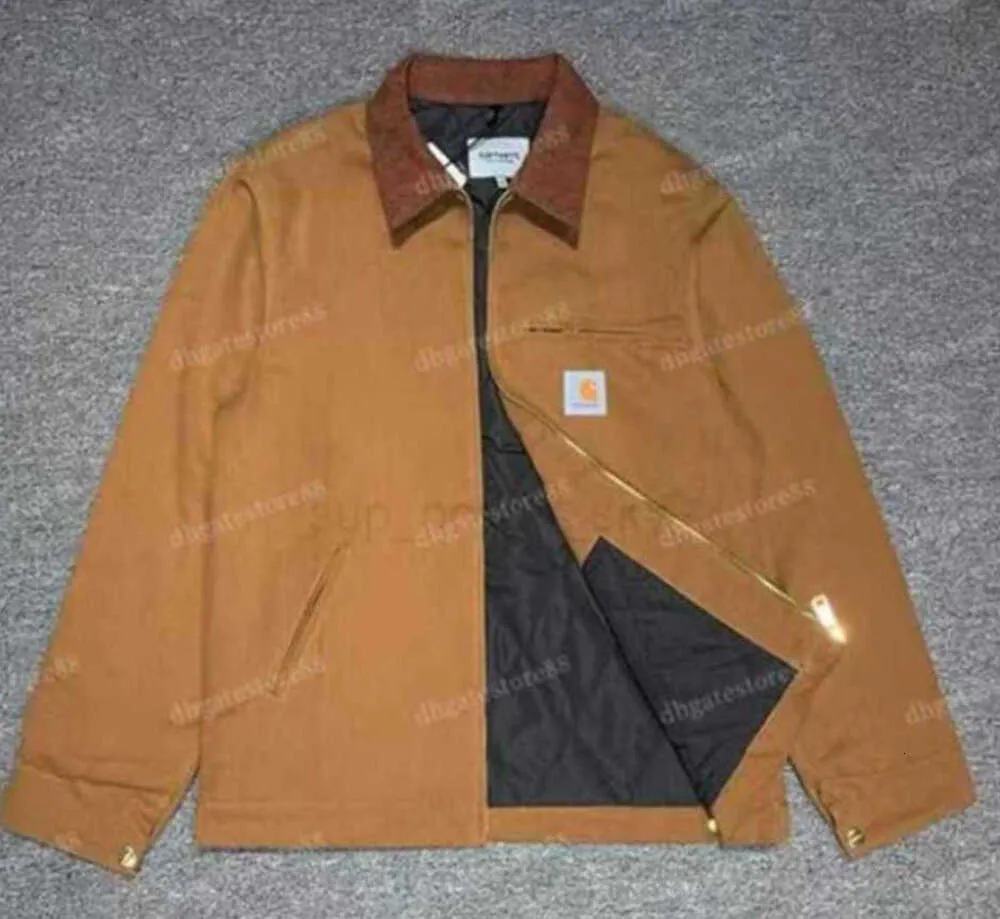 Carhart Designer-Herrenjacken, dick, Detroit, amerikanische Arbeitskleidung, Baumwolljacke, Männer, Frauen, Paar, Mantel, atmungsaktives Design, 6652ess