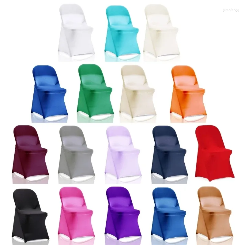 Chair Covers Stretch Cover Folding Elastic Protections Household Decoration Wedding Birthday Year Party Gift