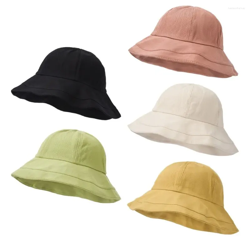 Berets Spring Summer Portable Anti-UV Outdoor Big Visors Sun Hat Beach Cap Fisherman