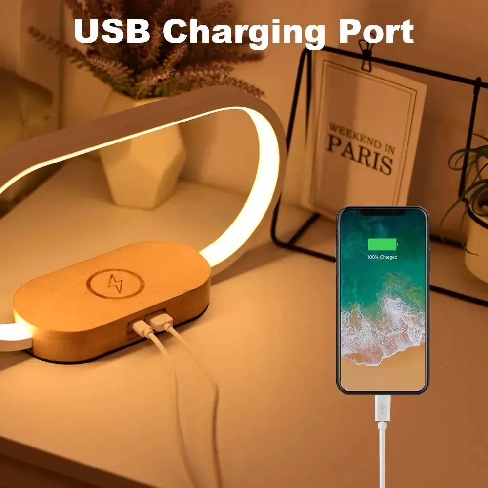 Best wireless charging bedside lamp 2025