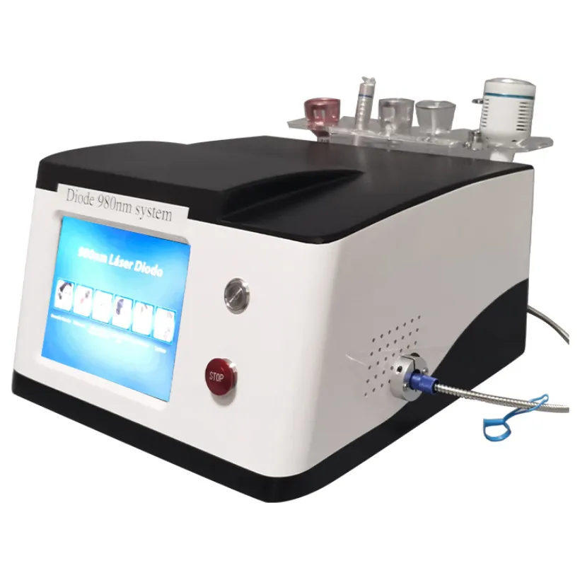 Máquina de emagrecimento 6 em 1 veias vasculares vasculares do laser do diodo da remoção 980Nm todo o corpo com 6 línguas e serviço do OEM567