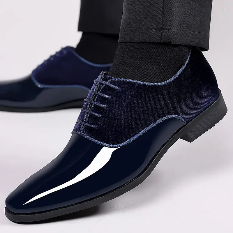 Scarpe eleganti Moda Uomo Pelle Matrimonio Affari Discoteche Oxford Traspiranti Da lavoro Stringate