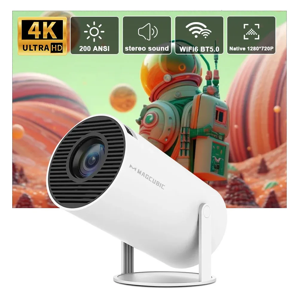 DHgate.com:Transpeed Android 11 4K Projector WiFi6 HY300 Allwinner h713 ...