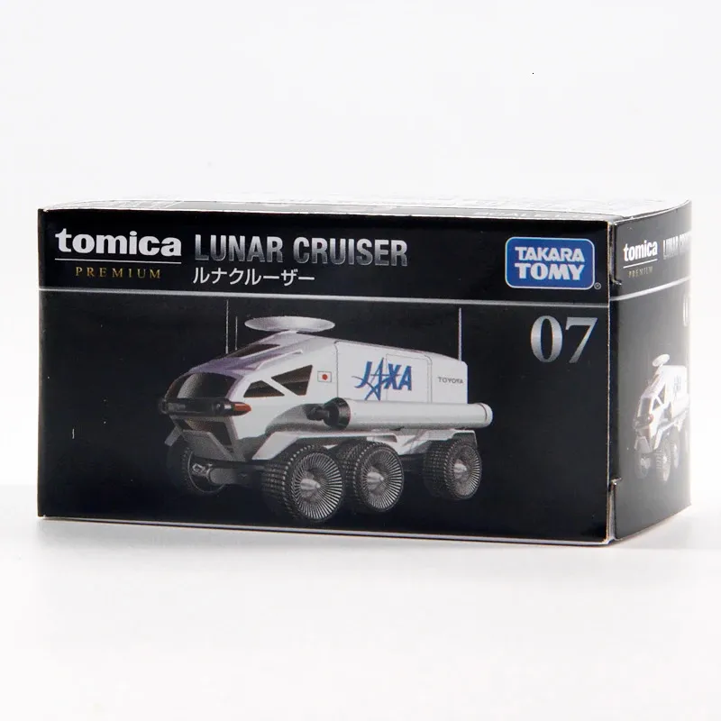 Pista elétrica/rc Tomy Tomica Premium TP07 LUNAR CRUISER Metal Diecast Vehicle Model Toy Car 231208